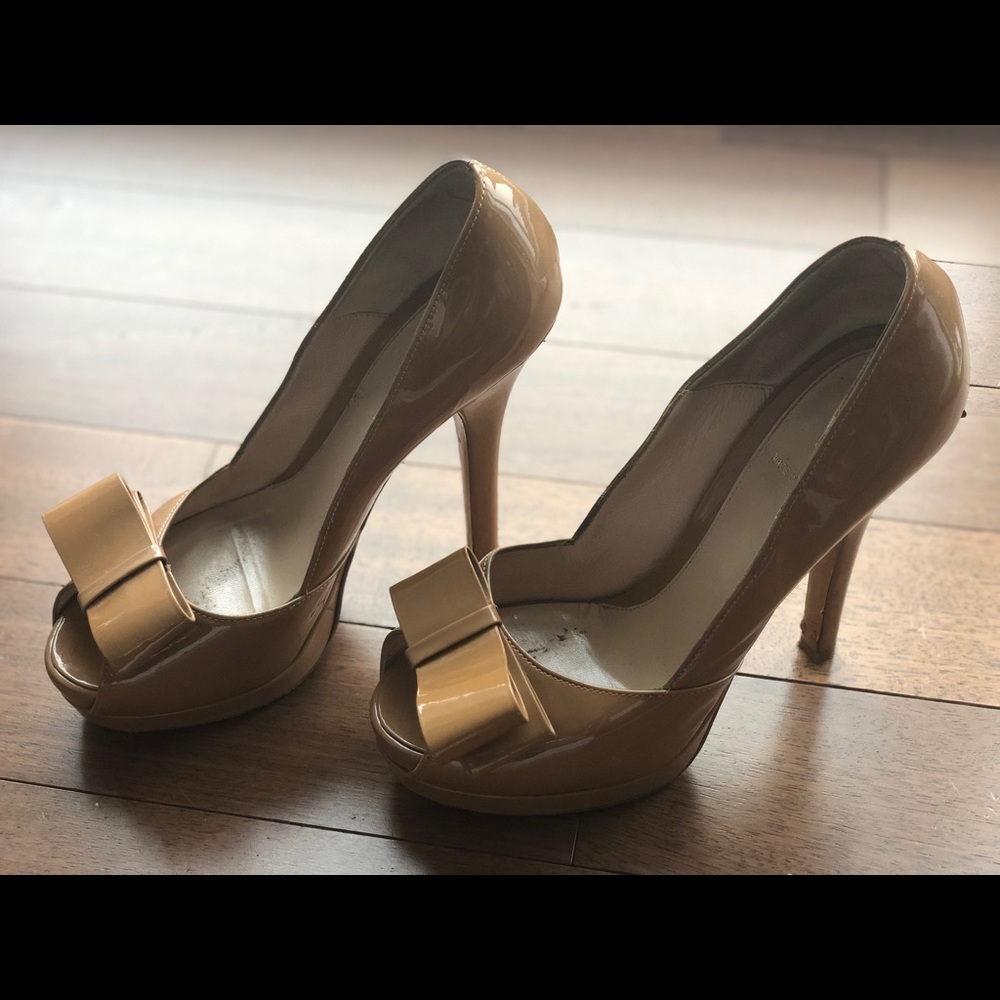 Fendi open toe pumps